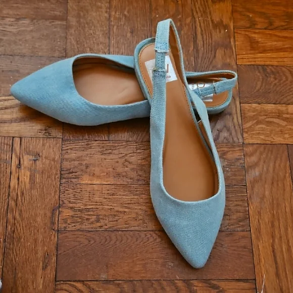 Women's Blue Slingback Flats Dolce Vita Sz 9 - Picture 1 of 4